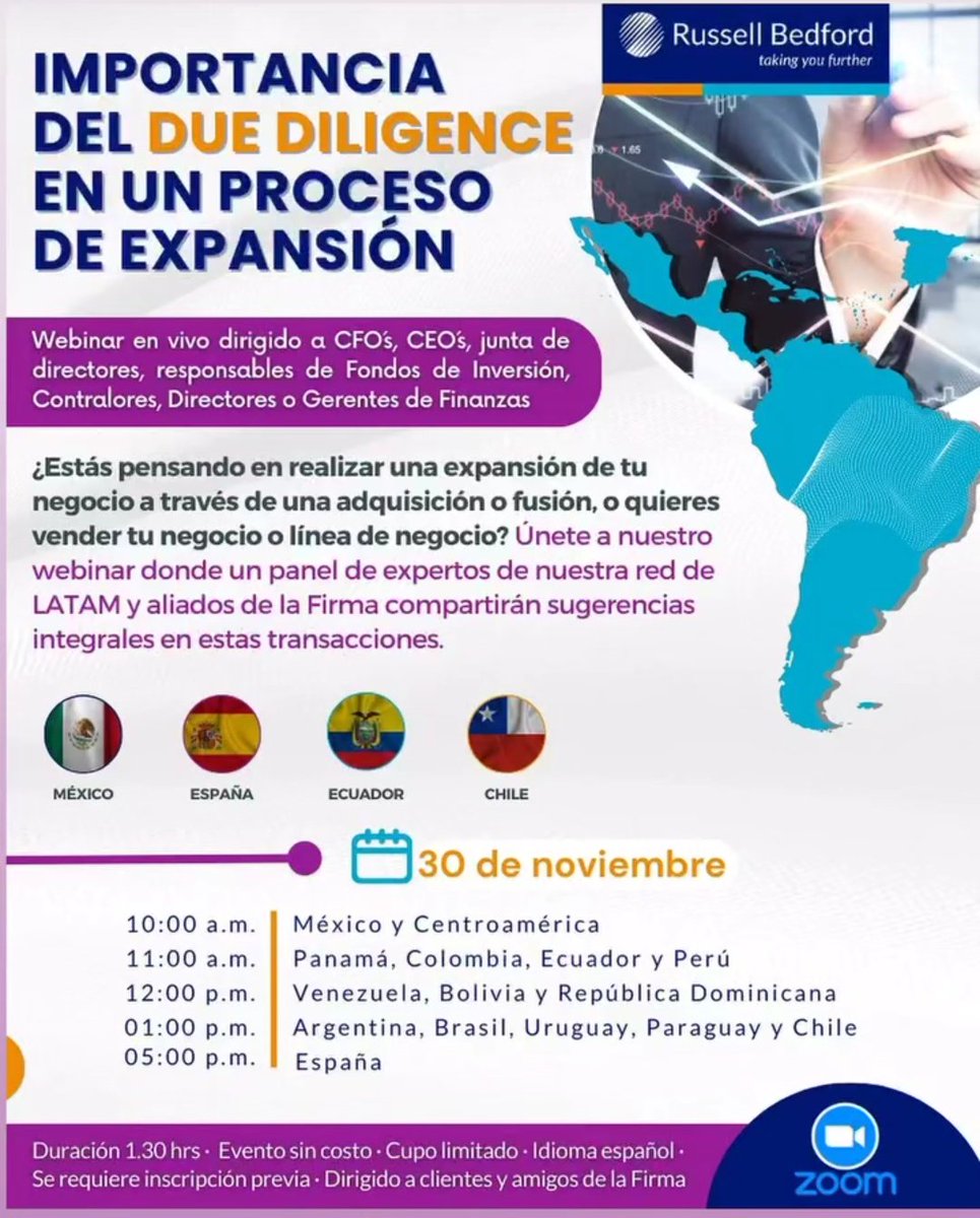 jbsauditores's tweet photo. Nuestro próximo webinar es imperdible. Registrate ya: https://t.co/c7cMggRRuO https://t.co/Gh5lbS1OYe