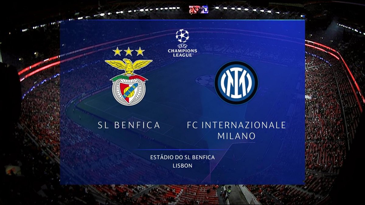 Benfica vs Inter Full Match 29 Nov 2023