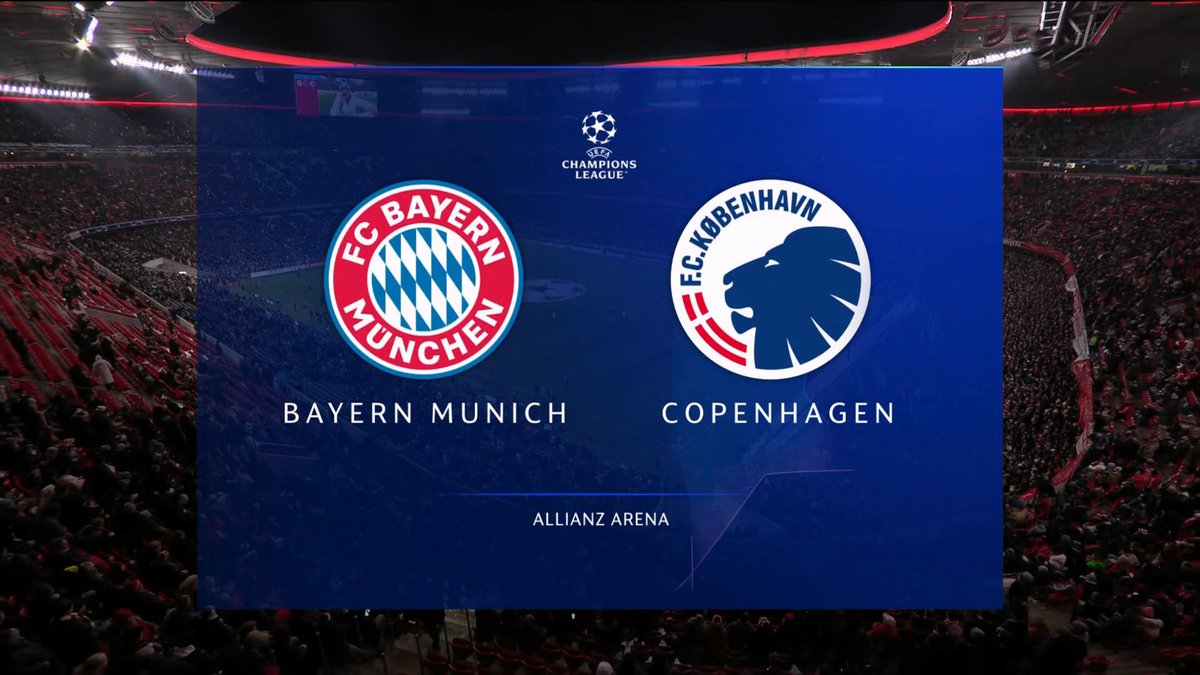 Full Match: Bayern Munich vs Copenhagen