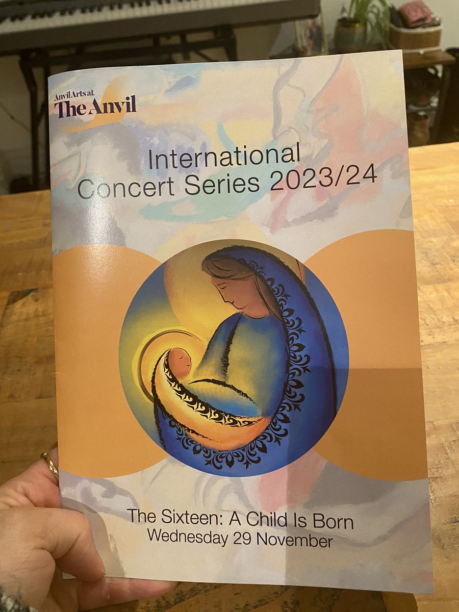 Fab concert tonight with dad seeing <a href="/TheSixteen/">The Sixteen</a> at <a href="/AnvilArts/">Anvil Arts</a>. They were fabulous. Great to have a shared passion and looking forward to our own upcoming Christmas concerts!