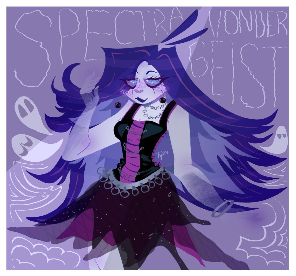 glittergarf's tweet photo. ๐Spectra Vondergeist ๐ป#MonsterHigh #mhtwt #mhfanart #Spectravondergeist #creeproductions https://t.co/SLpx3FcSJP