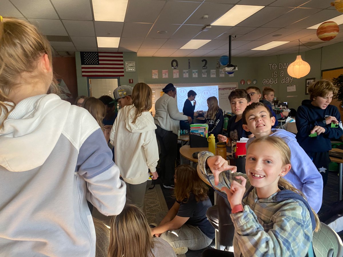 Thank you to our amazing social worker, Mrs. C, for facilitating a great conversation and activity about following the group plan! #sascompass #SEL