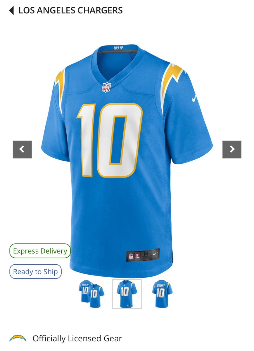 ⚡️⚡️⚡️ WEEKLY GIVEAWAY ⚡️⚡️⚡️

I have a Large Herbert jersey for a lucky fan. Just RT this post to enter and I’ll pick a winner by Friday. Good luck and have a great day. #BoltUp