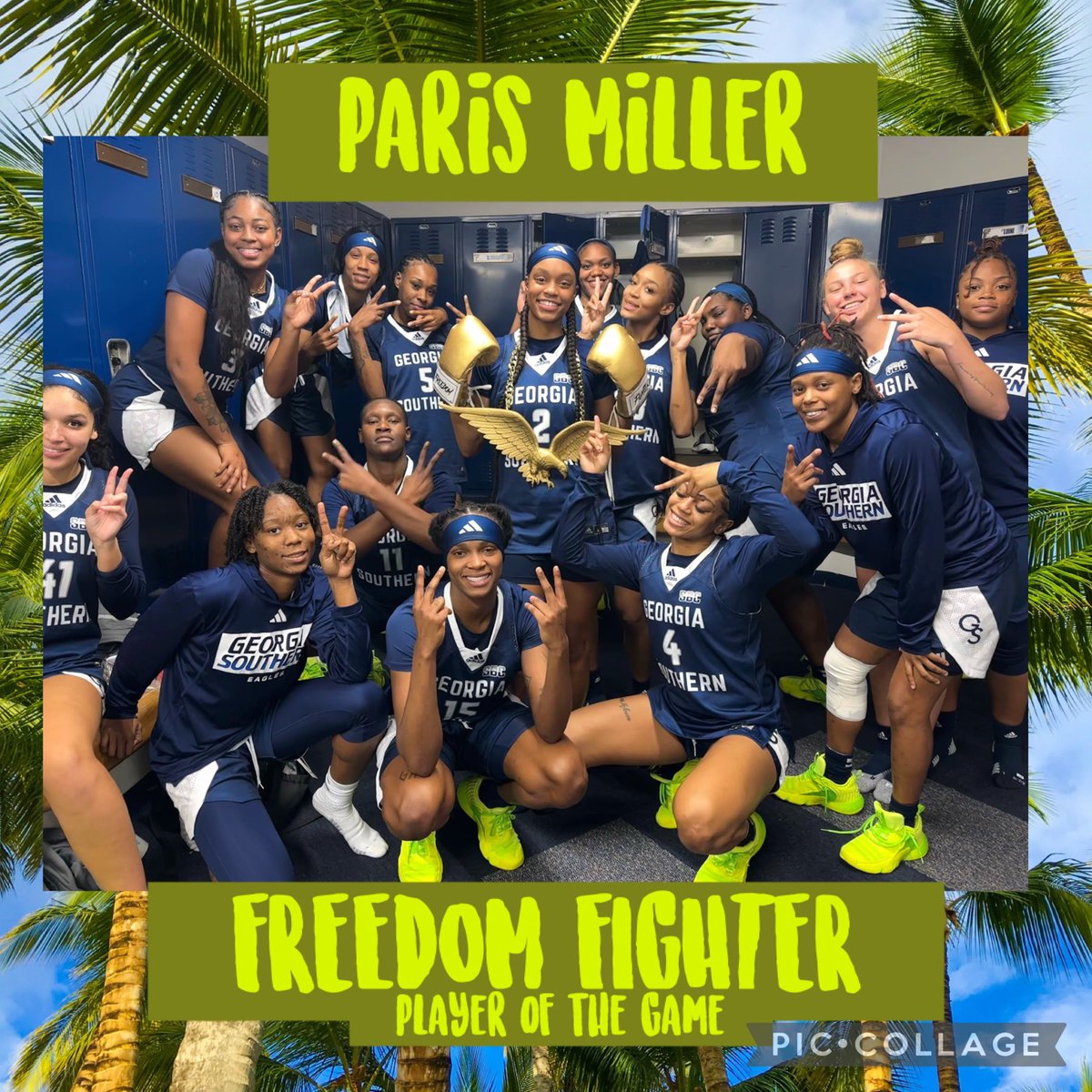 CoachAGHoward's tweet photo. Congrats @pjonmars the FREEDOM FIGHTER Player of the Game in today’s win over FIU! https://t.co/vjbG7DavAV
