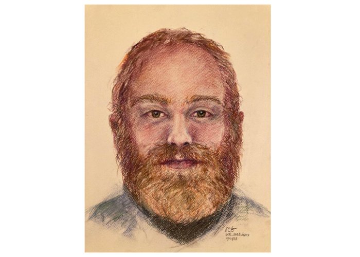 SFPD's tweet photo. The SF Medical Examiner needs your help in identifying a man who passed on Nov 11, 2023. The individual was located on the roof of a garage located next to 355 Buckingham Way. Our department sketch artist has rendered a drawing of the decedent. ➡️  https://t.co/IpmRzUEEa9 https://t.co/Y22K626eHB