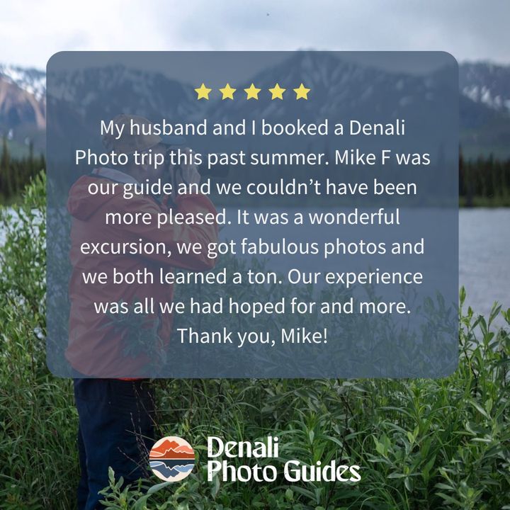 DenaliPhotoTour's tweet photo. ⭐ ⭐ ⭐ ⭐ ⭐ 
Fabulous photos and photo tips? Yes, please! 🙋‍♀️ https://t.co/PgsYsLWUR0