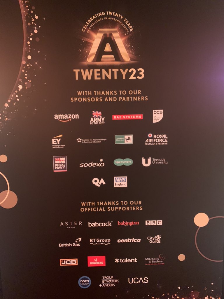 JCB are proud Supporters of this event! 

#AppAwards23

Supporting our apprentices is so important for our future growth! 

With over 400 Apprentices on Scheme, we can’t wait to see what the future holds!