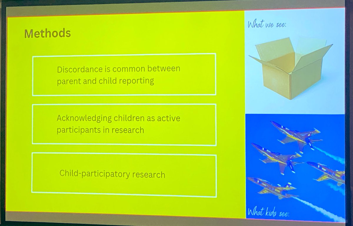 Beautiful presentation by one of our #BehaviouralSciencesUnit PhD students Rhea Felton starting with a child-centric Acknowledgment of Country 💛 Rhea’s PhD is using child-centred participatory methods to understand how children <12y make meaning of their parent’s #cancer 💪🏻