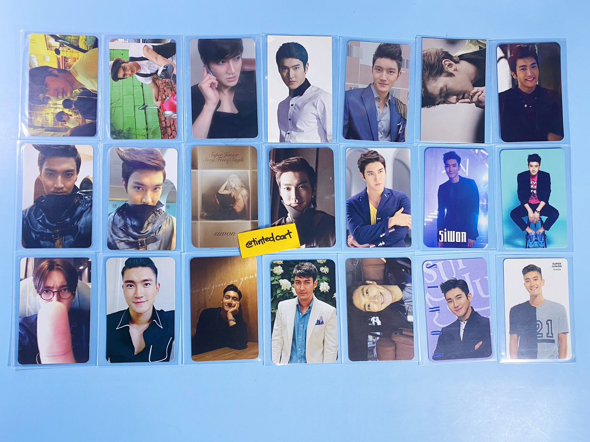 tintedcart's tweet photo. WTS Super Junior PH

Siwon Album Photocards, Misc. Star Cards, and Jacket Cards Set

Php 6,250

PAYO
MOP: BDO/GCASH
MOD: J&amp;T/GGX

- No price breakdown
- NOT FOR SENSITIVE COLLECTORS
- Strictly selling as a SET

SJ Suju Yesung Shindong Sungmin Eunhyuk Donghae Ryeowook Kyuhyun https://t.co/pBkJR3n8Fj