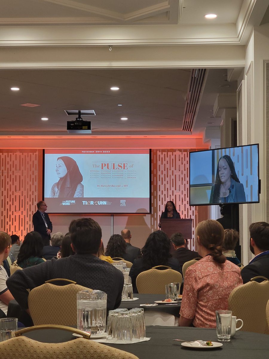 The Wilson Centre (@thewilsoncentre) on Twitter photo Celebrating the 4th Daniel C. Andrae Lecture on the Future of Work hosted by <a href="/nikkinwoods/">Nikki N. Woods</a> and <a href="/TIER_UHN/">TIER at UHN</a> . Exciting celebration of #hpe <a href="/MichenerInst/">The Michener Institute of Education at UHN</a> <a href="/UHN/">University Health Network</a>. Lecture by Dr. Marzyeh Ghassemi on #ethics of #ai Celebrating the 4th Daniel C. Andrae Lecture on the Future of Work hosted by <a href="/nikkinwoods/">Nikki N. Woods</a> and <a href="/TIER_UHN/">TIER at UHN</a> . Exciting celebration of #hpe <a href="/MichenerInst/">The Michener Institute of Education at UHN</a> <a href="/UHN/">University Health Network</a>. Lecture by Dr. Marzyeh Ghassemi on #ethics of #ai