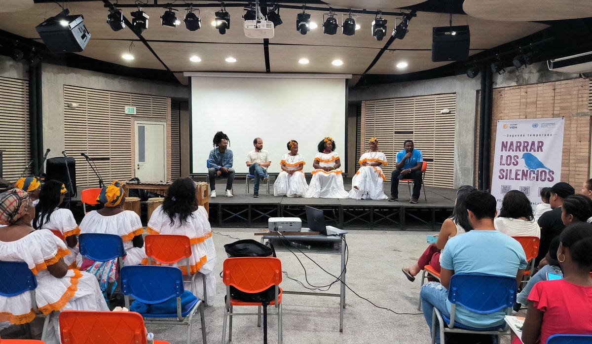 colectivo_ofb's tweet photo. Iniciamos en Tumaco el evento de lanzamiento del 2do videoclip de la Cantoras Esperanza y Paz de la canción #NoMeVoy en la Escuela de Música Nuevo Horizonte.
#Reexistimos https://t.co/jAdJgJBwKO