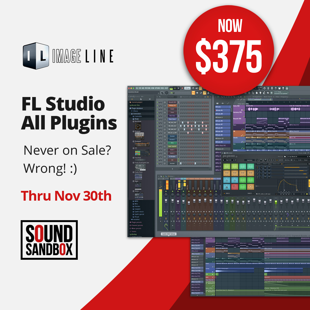 SoundSandbox's tweet image. These guys literally have a sale once a year! Get the #1 DAW FL Studio + all their plugins for much less!

Get it here: bit.ly/3GpEn6Z

#plugindeals #pluginsales #plugins #SoundSandboxStore