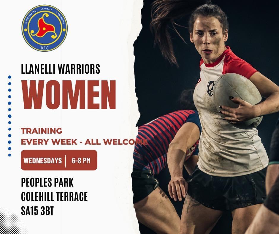 Warriors Women’s going well tonight
Looking for players of all abilities to get involved with some pressure free rugby
<a href="/WRU_Scarlets/">WRU/SCARLETS - UN CYMUNED</a> <a href="/WRU_Community/">WRU Community - Wrth galon y genedl</a> <a href="/CleoHardyWRU/">Cleo Hardy</a> <a href="/DarcyTh16849188/">Darcy Thomas</a> <a href="/AlexCallender3/">Alex Callender</a> <a href="/FinleyJonesWRU/">Finley Jones</a> @GemHallett <a href="/waleswomenrugby/">Welsh Women's Rugby🏴󠁧󠁢󠁷󠁬󠁳󠁿</a> <a href="/AllWalesSport/">All Wales Sport</a> @sarahjonesyx <a href="/MissLJJ/">Laura-Jane Jones</a>