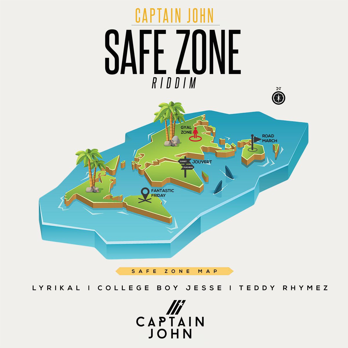 TOMORROW‼️ <a href="/DJCaptainJohn/">CAPTAIN JOHN</a> 

#SafeZoneRiddim