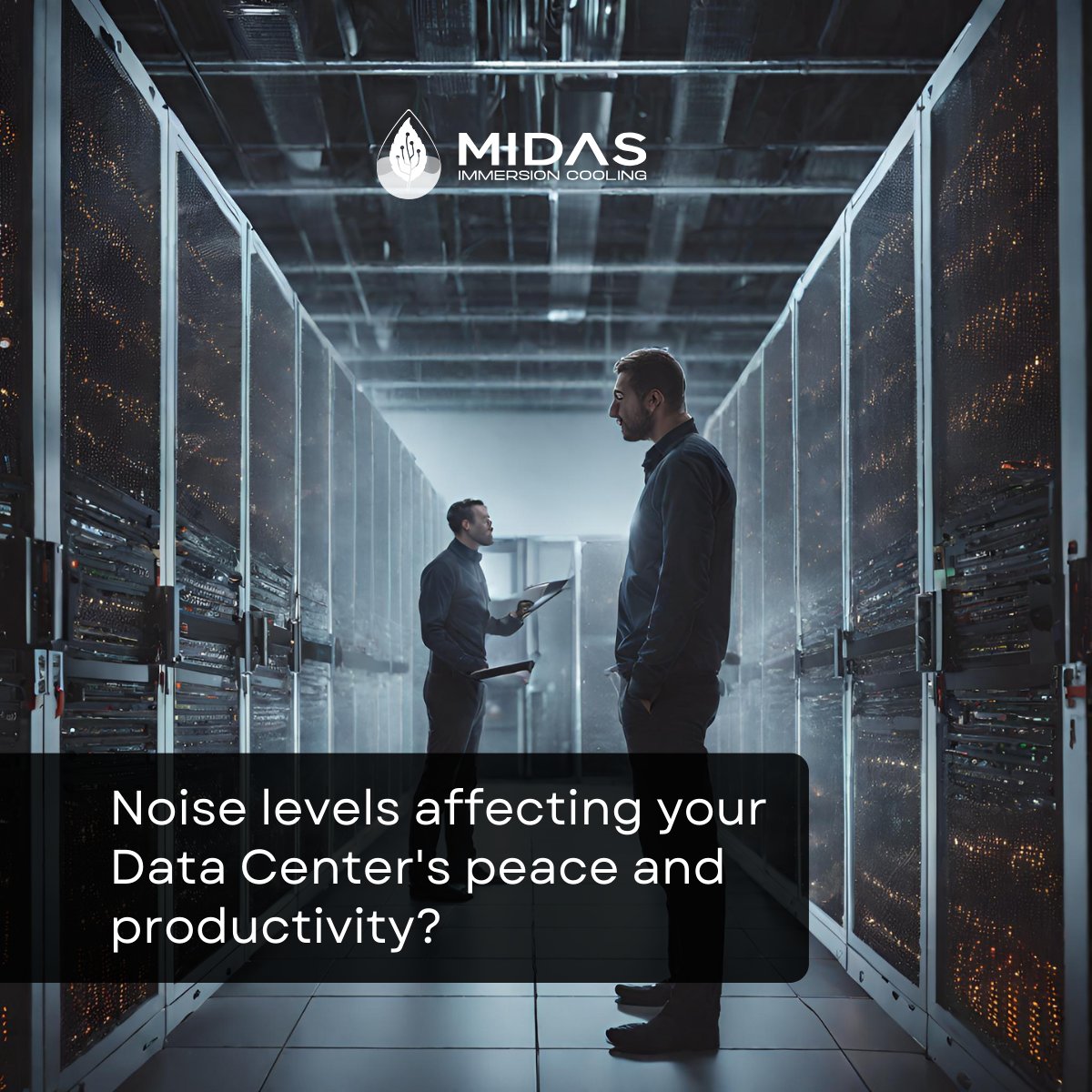 Midas Immersion Cooling operates quietly, creating a calm and focused environment. Learn more at: bit.ly/3tf1zkV 
#centrodedatos #datacenter #datacenters #datacentre #tecnologia #tech #greentech #immersioncooling #datacentercooling #TechInnovation