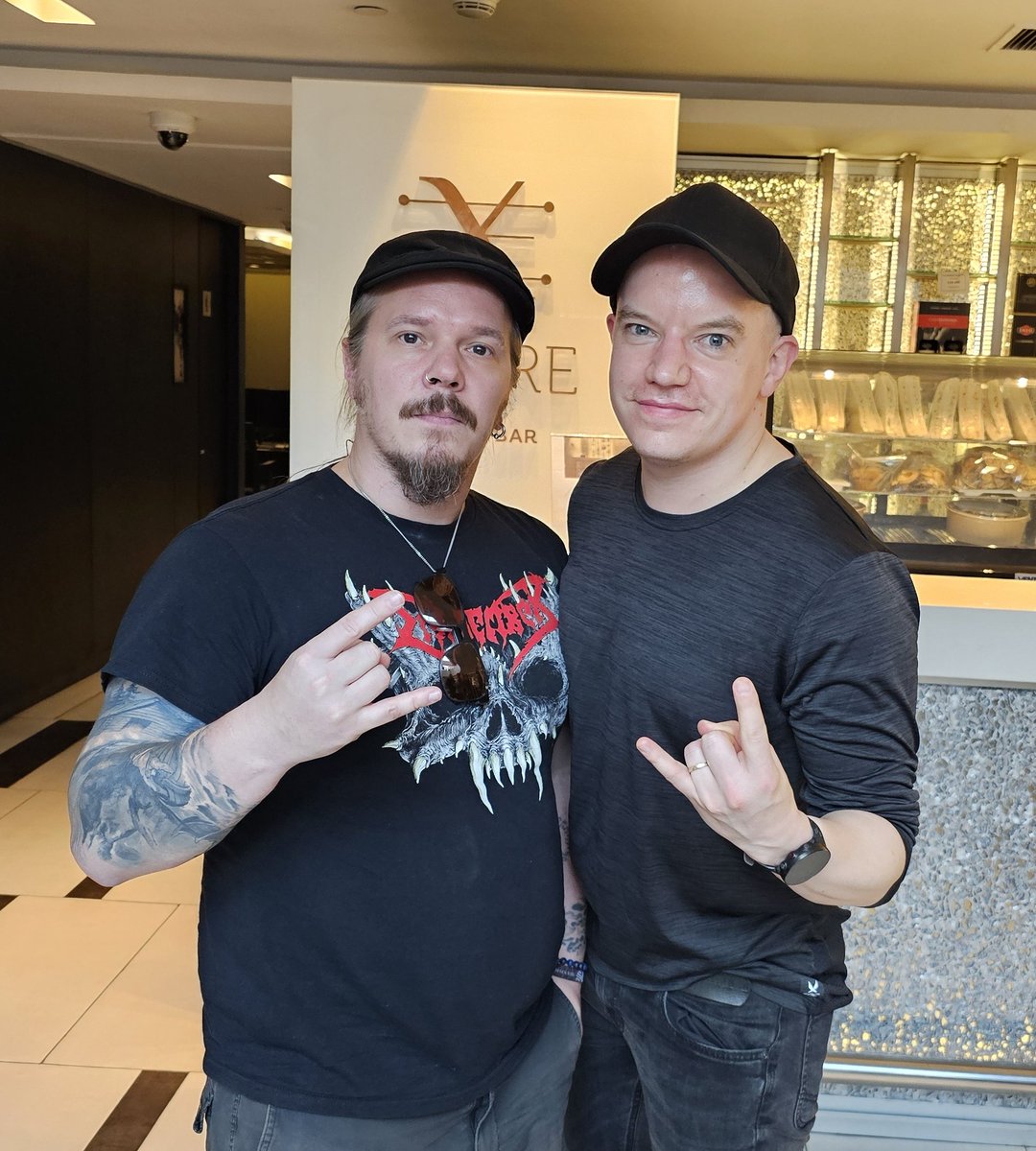 I met Mr Heljarmadr of <a href="/DarkFuneral/">Dark Funeral</a> in Santiago