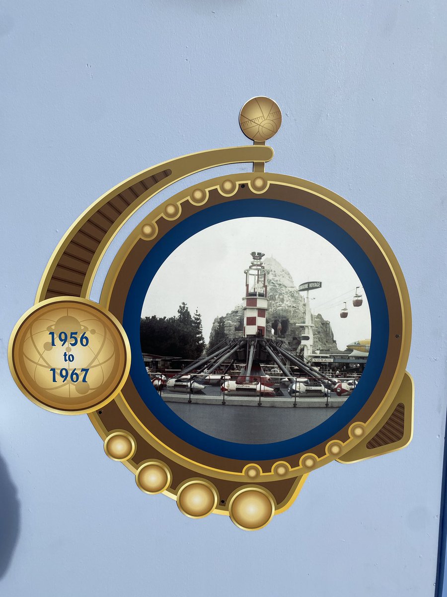 laughingplace's tweet photo. Checking out the historical signage on the construction walls around #AstroOrbitor at #Disneyland. Full photos coming soon to https://t.co/crbQIHOgMv. https://t.co/vsf7Otgrug
