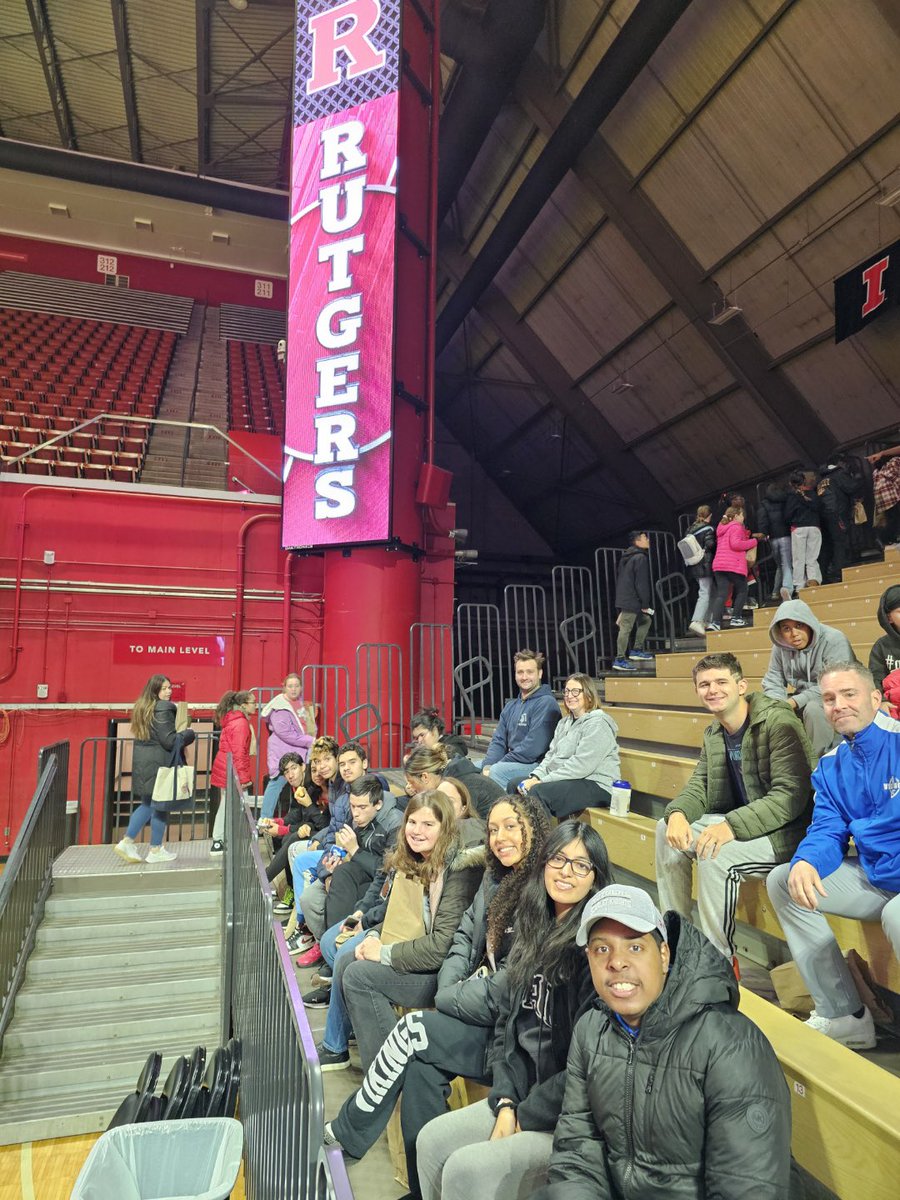 NA_NAHS's tweet photo. NAHS Unified PE and PALS attend Rutgers Women’s Basketball game vs. Delaware State! @RutgersWBB @RUAthletics https://t.co/7PN8HWJ3P2