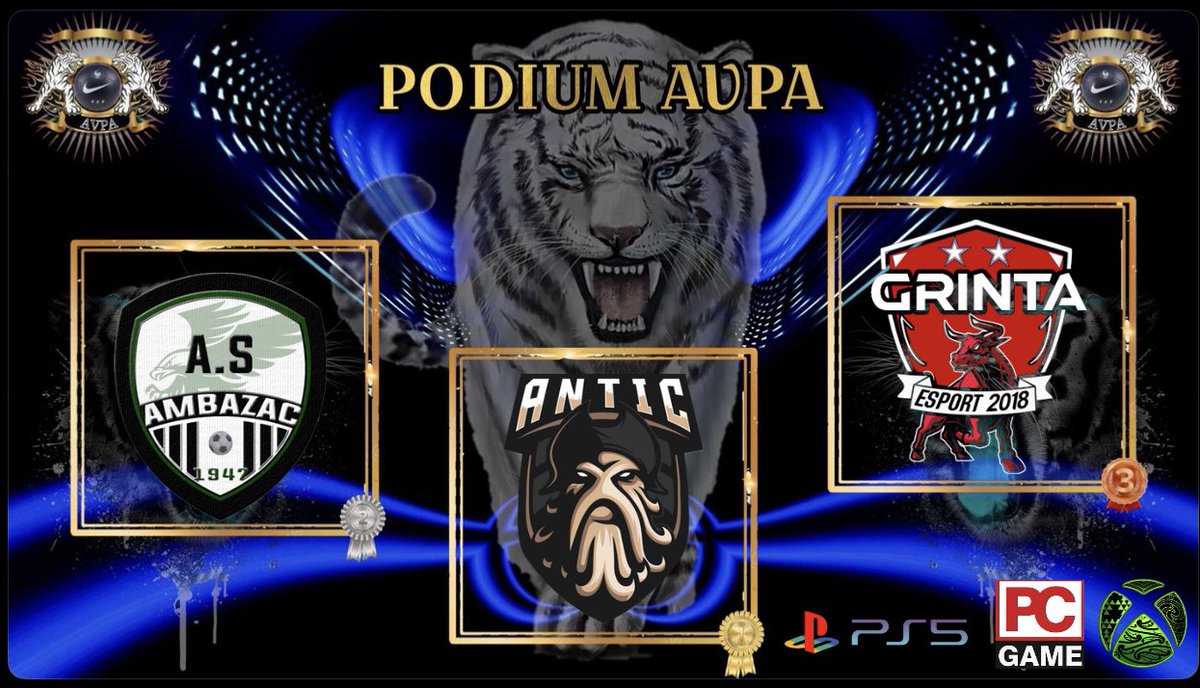 SMG_Inside's tweet photo. ⚜️ Tournoi A ⚜️
🏆 @AnticeSport
🥈 @ASAesport_
🥉 @GrintaO
⚜️ Tournoi B ⚜️
🏆 @xWorld_St4rs
🥈 @ArkCor3
🥉 #cosmosfc
Félicitations aux 32 participants 👏🏼 https://t.co/WtWN5i3T09