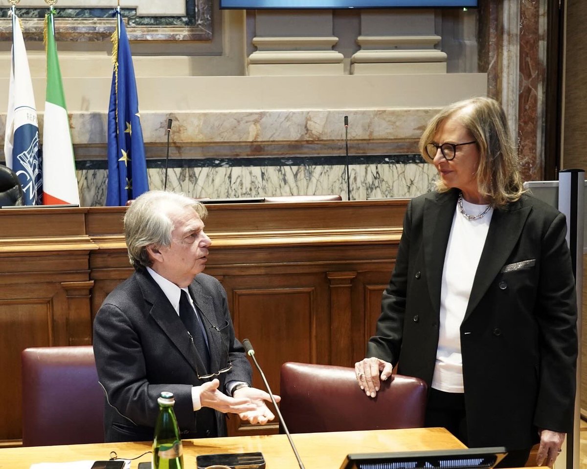 cnel_it's tweet photo. Oggi pomeriggio si è tenuta l’Assemblea @confalb, organizzata dalla consigliera CNEL e Presidente Confindustria Alberghi, Maria Carmela Colaiacovo. Presenti il Presidente @Confindustria, @CarloBonomi_, il ministro @MTurismoItalia, @DSantanche, il ministro @mimit_gov, @adolfo_urso https://t.co/b5XKbcMnPG
