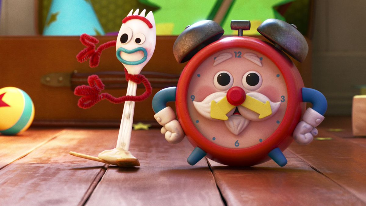 Disney_Wiki's tweet photo. Today marks the 4th anniversary of the #ForkyAsksAQuestion episode "What is Time?", written and directed by Bob Peterson.
Rex uses the age of dinosaurs as an example to give Forky an understanding of the concept of time. https://t.co/aZ6CAiEQUJ