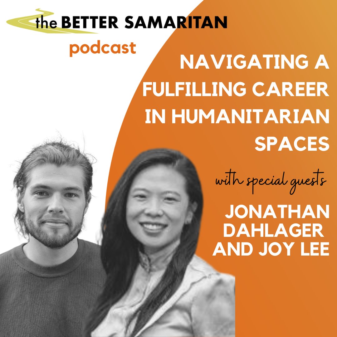The latest #theBetterSamaritan podcast episode features World Vision's Johnathan Dahlager and HDI's own Joy Lee on navigating a humanitarian/justice vocation and calling. Listen now for insights that will equip you to take steps toward an impactful career: ow.ly/uilJ50QcH6t