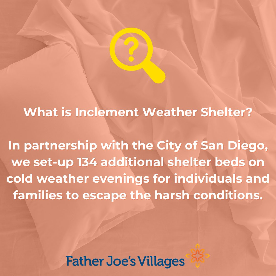 FatherJoes's tweet photo. 🌧️ Tonight, we're activating our Inclement Weather Shelter at Father Joe's Villages to provide a warm escape from the cold for those in need. Your support can make a real difference! #GiveWarmth #SupportThoseInNeed #WinterShelter #DonateNow https://t.co/Wq9LohwMdz