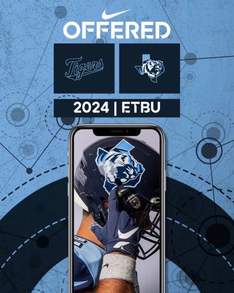 I am blessed to receive my first offer from 
@ETBUcoachstang <a href="/MarcusMendoza/">Marcus Mendoza</a> <a href="/CadeBartlett/">Cade Bartlett</a> #brickbybrick #Wallerbulldogs