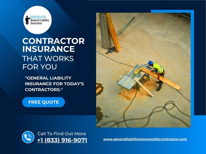 GenLiaInsCon's tweet photo. As a contractor, you face unique risks that require specialized insurance coverage. Get the best insurance quote online for free. Contact us at 833-916-9071 or visit our website at https://t.co/iBWtBOG8UQ.
#LiabilityInsurance
#GeneralLiabilityInsurance https://t.co/kivecTUOeR