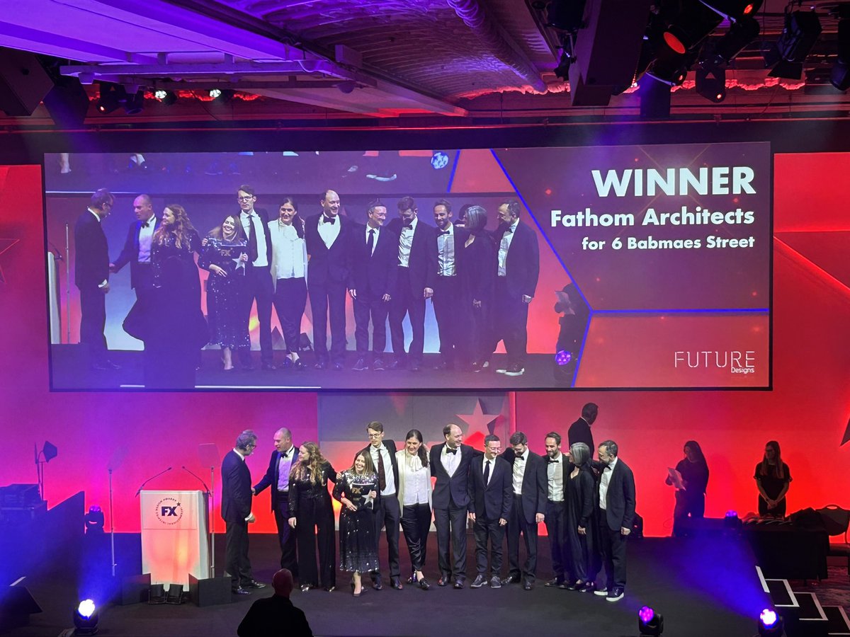 Congratulations to the UK Workspace (any size) FX Award winner - 6 Babmaes Street by @fathom_arch