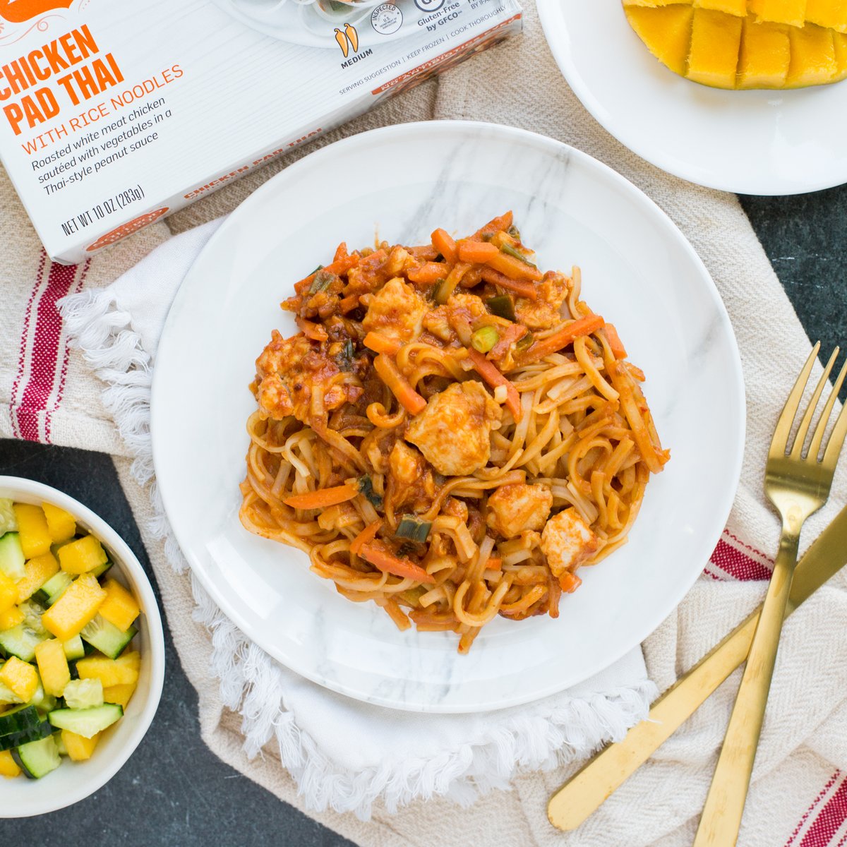 ✨ TASTE OF THAILAND ✨: As a B Corp, you can trust in our commitment to high-quality ingredients. Experience the authentic flavors of our Chicken Pad Thai—it's truly delicious! 😋

#SaffronRoad #JourneyToBetter #BCorp #PadThai
bit.ly/3hL5IUi