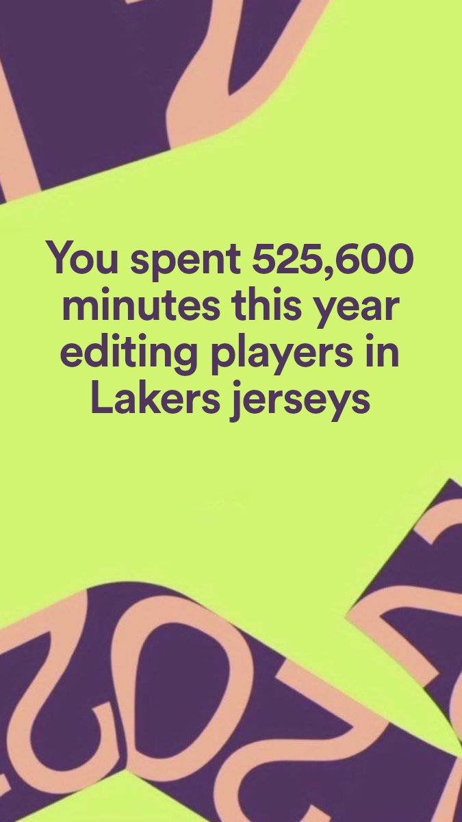 Lakers fans, we found your Spotify wrapped