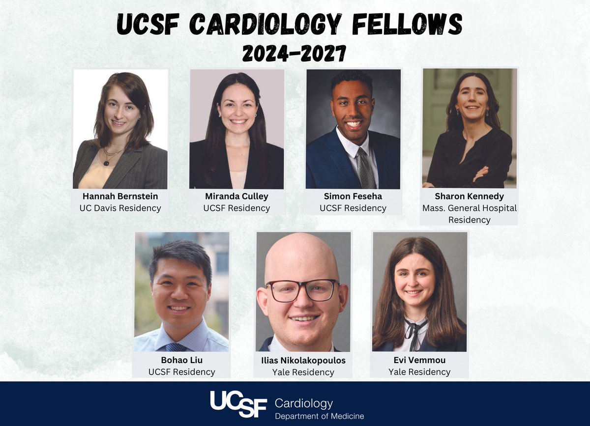 📅Today is #MatchDay, and we are thrilled to introduce the incredible cohort of cardiology fellows joining us at @UCSF in 2024. We look forward to working with these talented individuals. #Match2023 #cardiologymatch #fellowshipmatch #WomenInCardiology @UCSFHospitals