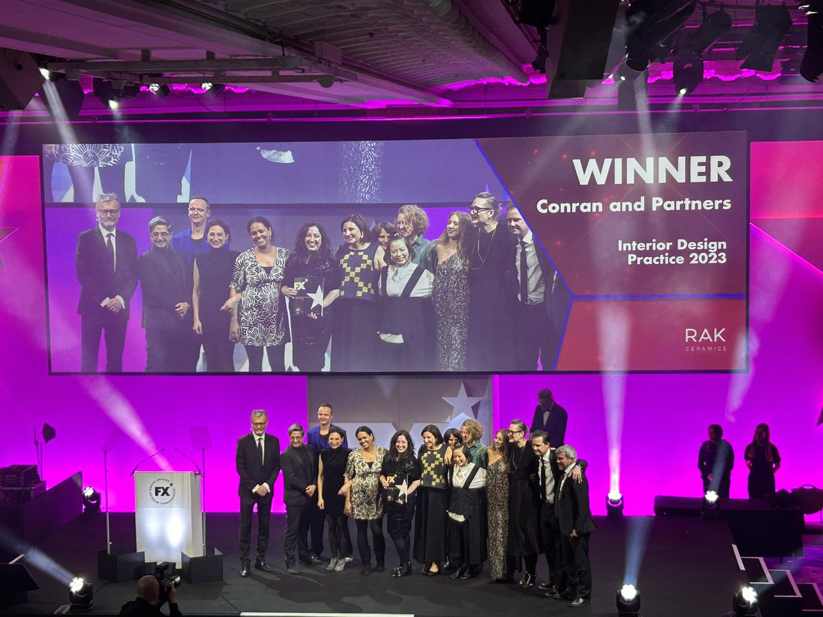 FX Design Awards (@fxdesignawards) on Twitter photo Congratulations to the 2023 Interior Design Practice of the Year FX Award winner – <a href="/weareconran/">Conran and Partners</a> Congratulations to the 2023 Interior Design Practice of the Year FX Award winner – <a href="/weareconran/">Conran and Partners</a>