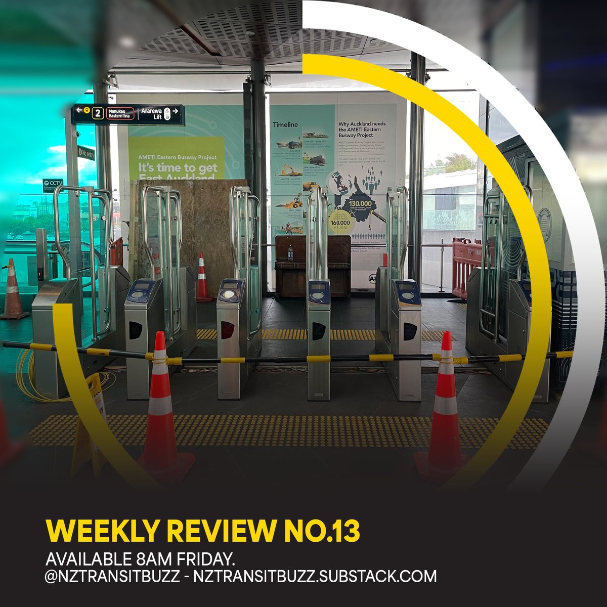 #TransportNews: This week Panmure Station gears up for the Eastern Line reopening, will MPs ride Metlink's Airport Express and how is the Paraparaumu transport hub tracking?

Read the #WeeklyReview at 8am Friday, subscribe now via the link in our bio.