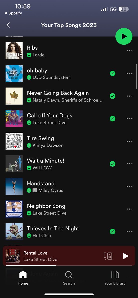 My top songs 🤌🏻