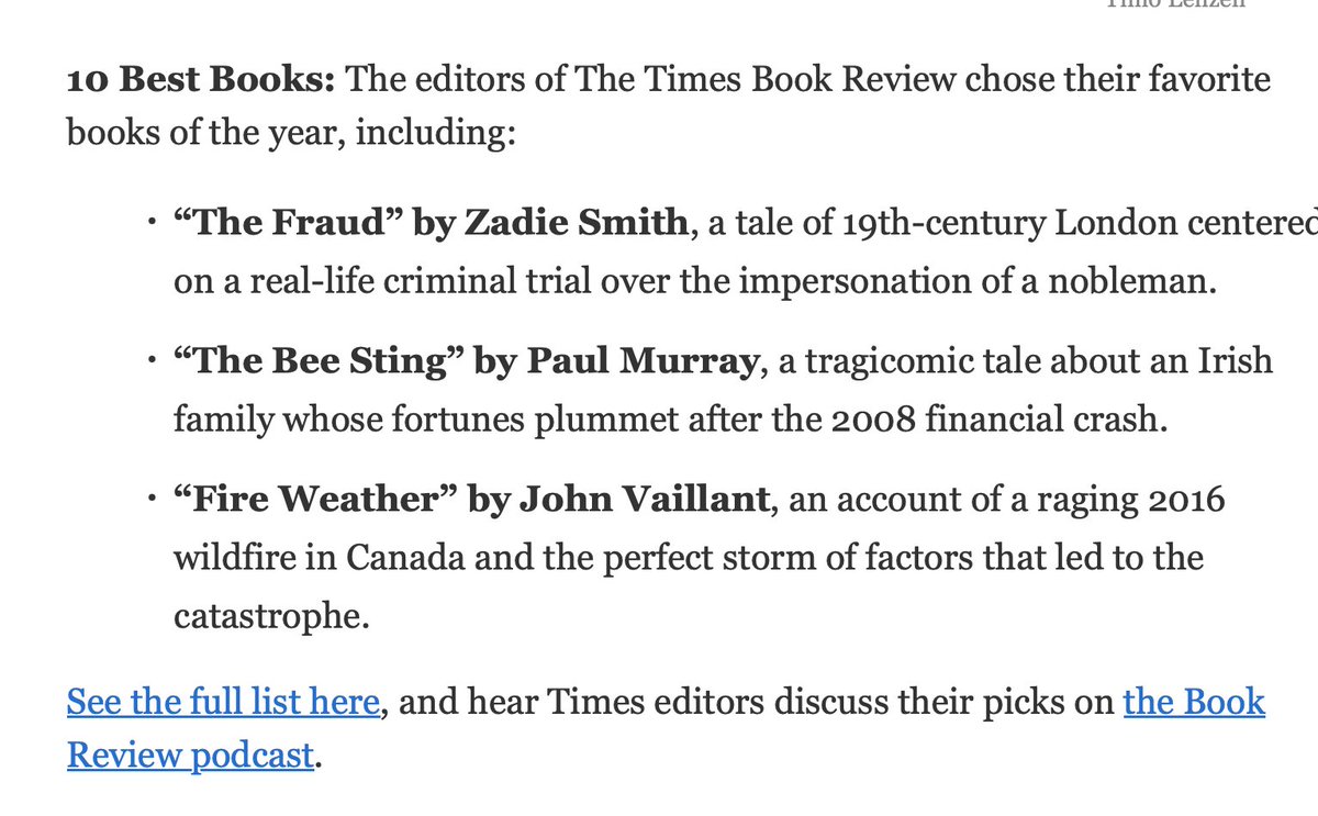 Whatcha doin' in my inbox <a href="/JohnVaillant/">John Vaillant</a>? (Congrats buddy!) <a href="/nytimesbooks/">New York Times Books</a>