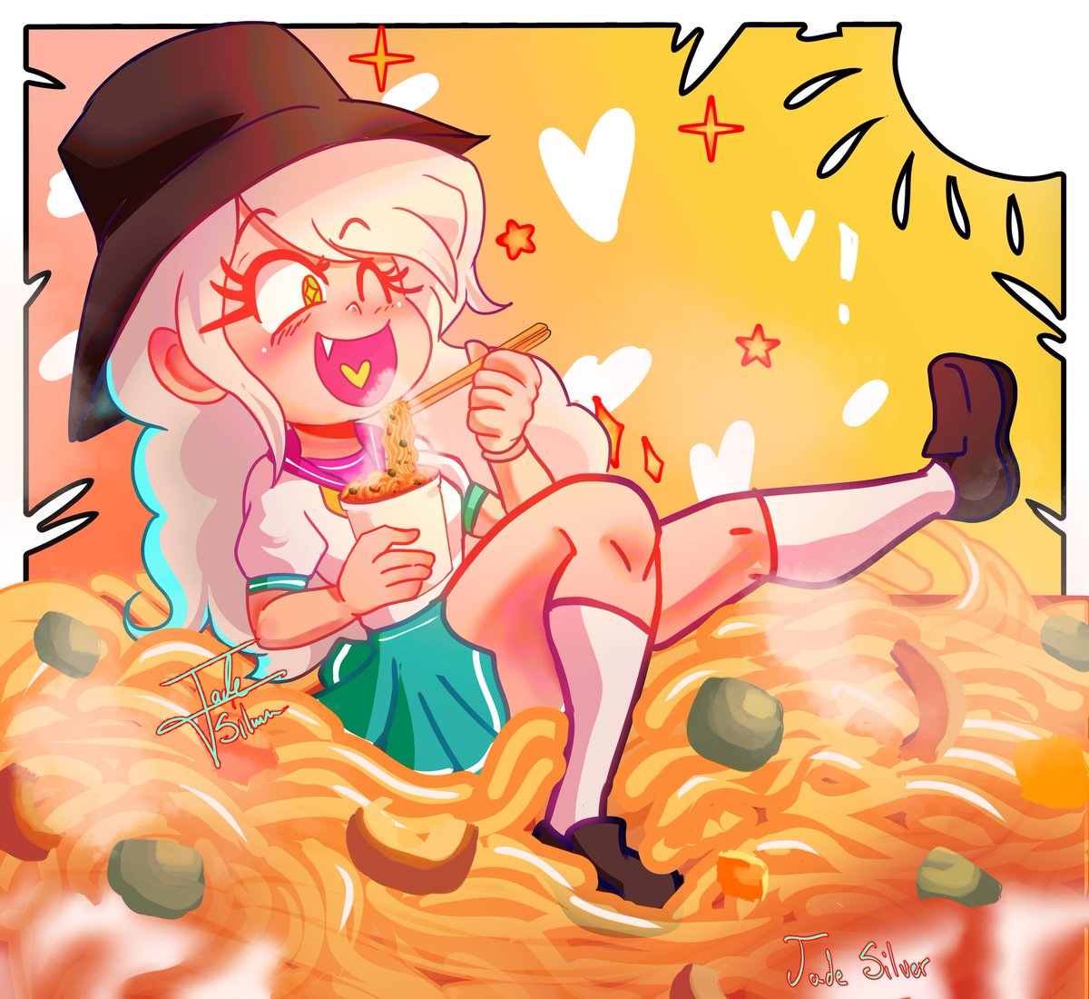 Jadysilver's tweet photo. Something I made for a contest that I didn't win xD But anyway I really liked how it turned out 💖 https://t.co/RPXThnn4IE