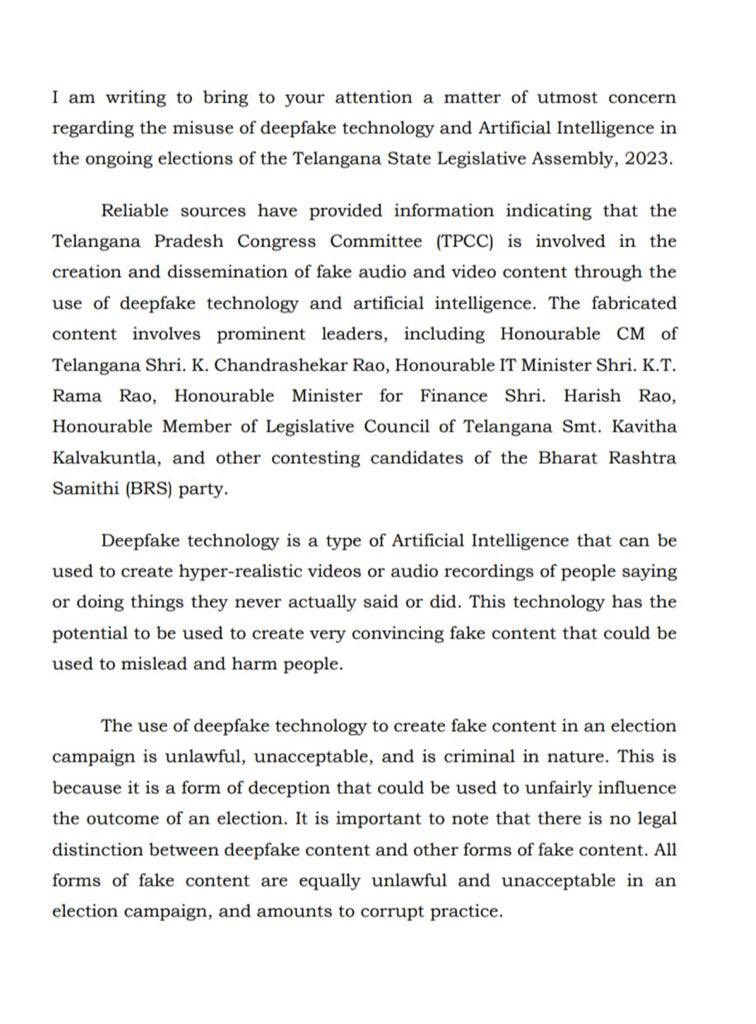 RaoKavitha's tweet photo. Dear voters, let's stay vigilant! Desperate parties are peddling fake news in Telangana! 
Don't let fake news sway your decisions. Verify information before believing or sharing. Our democracy thrives on informed choices, not misinformation.

#GoVote 
#JaiTelangana https://t.co/gGGQmcsfmt