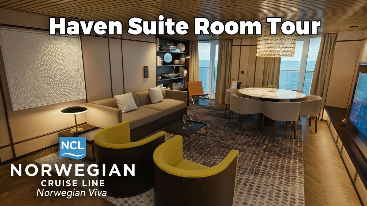 Step aboard for a luxurious cruise suite tour 🛳️ on the @CruiseNorwegian Viva:

youtube.com/watch?v=ELbhxi…

#NorwegianViva #CruiseShip #RoomTour