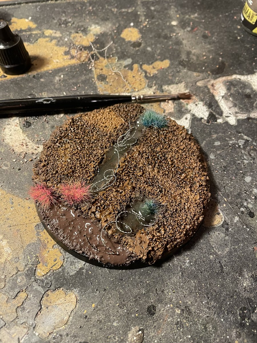 Some WIP from tonight. Some assault intercessors and the base for my Dreadnought. #warhammer40k #PaintingWarhammer  #WarhammerCommunity
