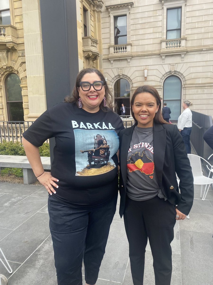 Rocking our Ausmusic T-Shirts today for #AusmusicTShirtDay! 🤘🏽 Let's turn up the volume and support our incredible Aussie music industry. Join the groove and help raise funds for music workers in need. You can make a donation or buy an Tshirt at ausmusictshirtday.org.au.