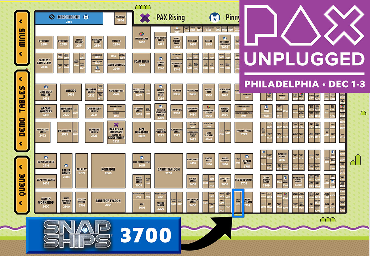 Come visit us at @Pax Unplugged starting tomorrow! Swing by Booth 3700 for demos, product sales, and special giveaways! 🥳