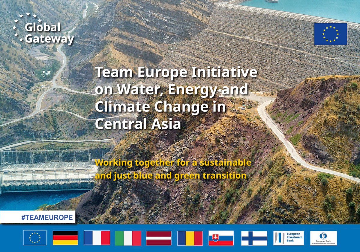 🌏🌱 Exciting news! EU introduces EU Global Gateway TEI on Water, Energy, and Climate Change in Central Asia at COP 28, fostering a sustainable transition. Leaders, civil society, and donors, join us for this crucial session to shape a greener future! 🤝#EUatCOP28 #ClimateAction