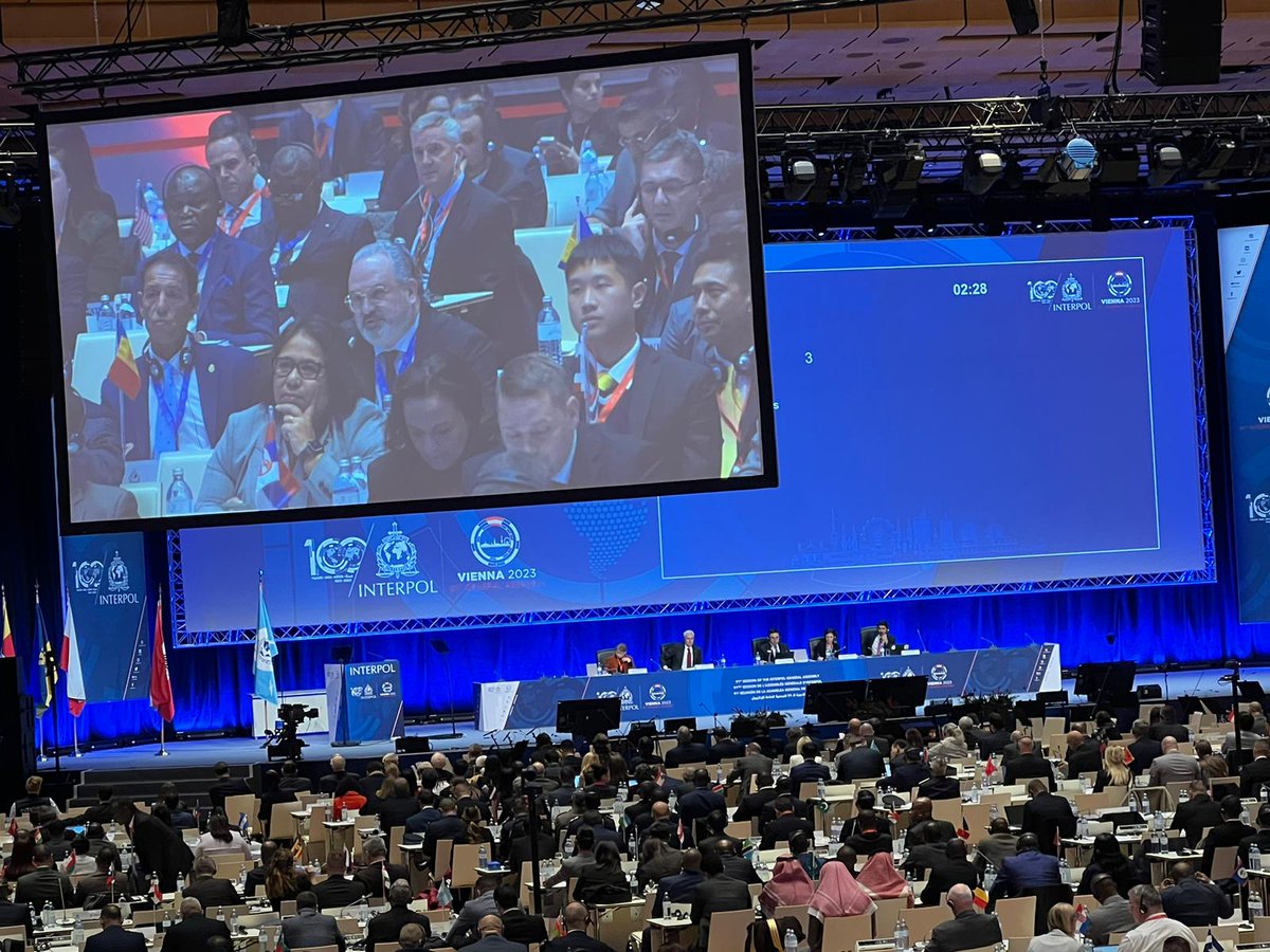 robert_guirao's tweet image. We are celebrating 100 years of vital global police coordination for a safer world. In a world that feels more fragmented by the day, INTERPOL represents a singular Police force of unity against crime #interpol100 #interpolGA #international_cooperation #police #Andorra