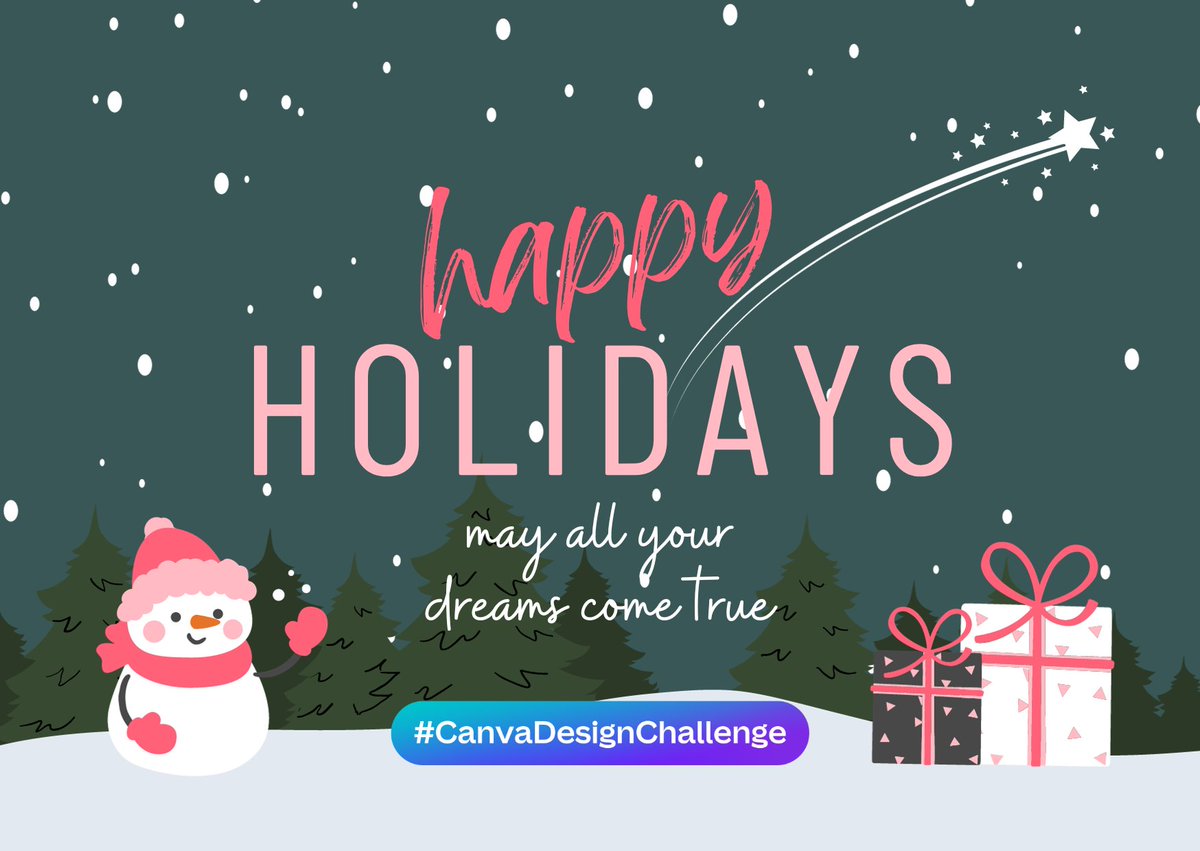 May all your wishes come true! 💫
#CanvaDesignChallenge @canva