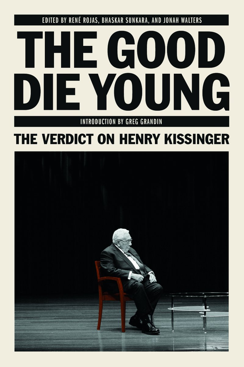 One obituary was never going to be enough, so we wrote a book and... waited. Web: jacobin.com/kissinger-only… Print: jacobin.com/store/product/… @GregGrandin @sunraysunray @VersoBooks