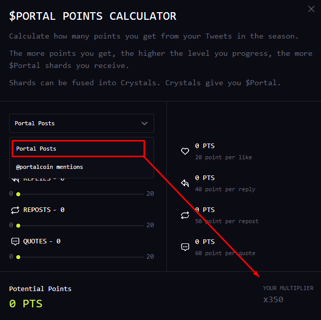 0xDJACK's tweet photo. Peoples trying to trick you with @Portalcoin here's why ! ⬇️

They saying you can get boosted with their account multiplier to gather many as possible peoples to interact. Targeting small account who starving of point. When the boost isn't working like this.

So what is this multiplier ? It only benefit the account when he interact with this official $Portal twitter. Cause ofc a big account who RT a @Portalcoin tweet need to be rewarded more for the audiance he give. 🤓

Interact to share the info and if you want more tips on how to optimize your farming !