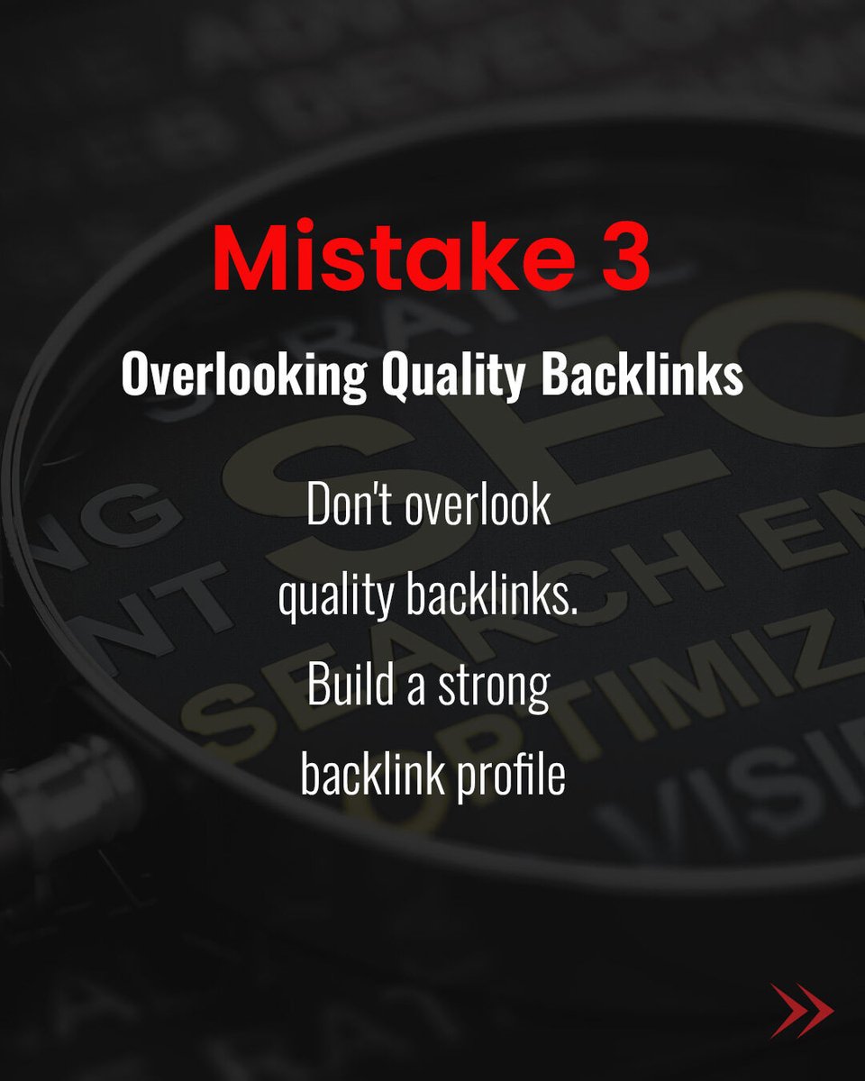 Poor Organic Traffic, Low Brand Credibility, & Customer Alienation, we have all been through this at some point!

Rank no1 on Google? Let’s discuss!

#SEOMistakes #SEO #SEOTips #SearchEngineOptimization #SEOServices