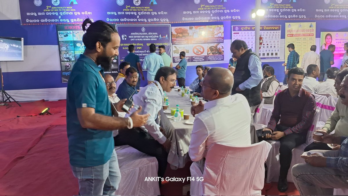 It's an honour us as <a href="/SATTVIC_SOUL/">Sattvic Soul Foundation</a> got an opportunity to volunteer at Road Safety Awareness Camp of <a href="/STAOdisha/">State Transport Authority, Odisha</a> by the guidance of <a href="/rto_cuttack/">RTO CUTTACK</a>.

It's our pleasure to interact with personalities like Shri <a href="/SarangiSudhansu/">Dr Sudhanshu Sarangi</a> Sir &amp; Shri <a href="/AMITABHTHAKUR21/">🇮🇳 AMITABH THAKUR 🇮🇳</a> Sir &amp; to get the motivations.